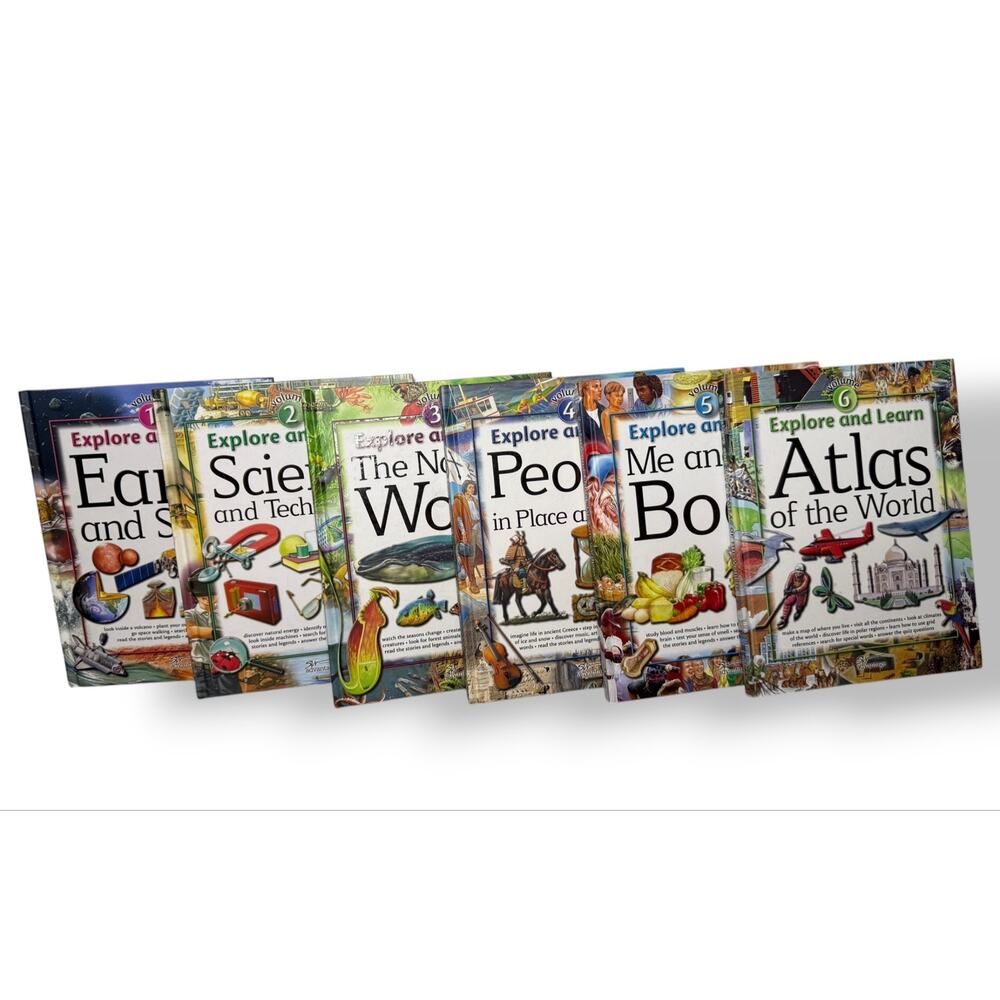 Explore and Learn Six Volume Educational Book Set Southwestern, 2014